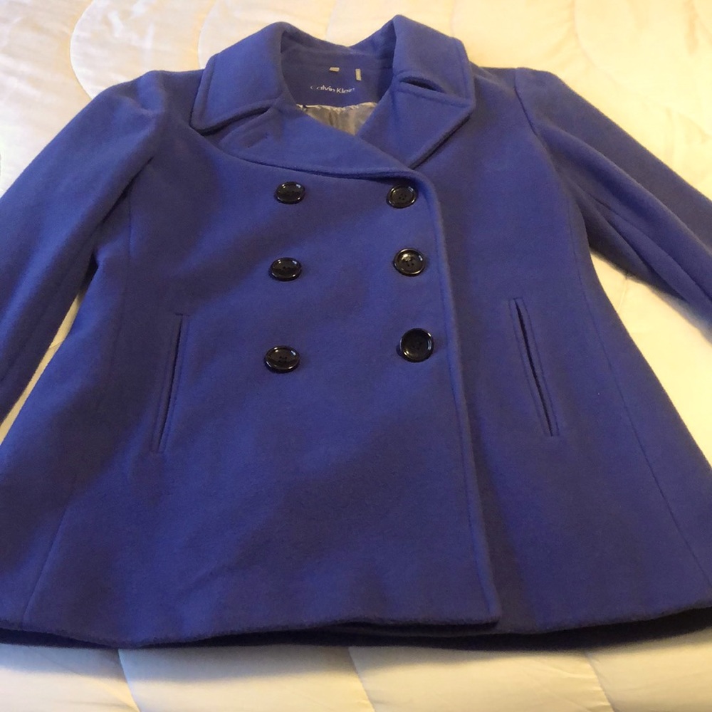Calvin Klein double breasted peacoat